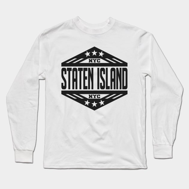 Staten Island Long Sleeve T-Shirt by colorsplash